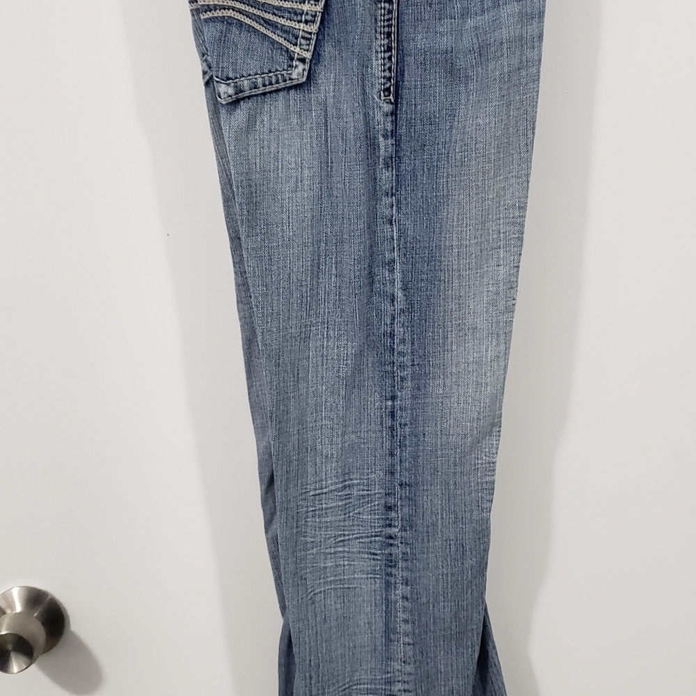 Express Mens Light Blue boot cut Jeans